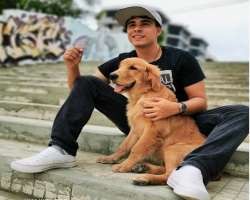He is in love with animals and owns a dog as a pet called Nobu who is very close to his heart.