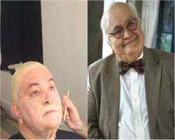 In the movie Kapoor and sons or the role of Amarjeet Kapoor GrandFather of Sidharth, he used to make up for over 12 hours. He also said that it was re