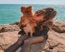 She has immense love for animals and owns a pet as well as her key to happiness is spending time with more and more animals.