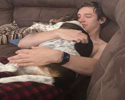He is an animal lover and very fond of dogs.