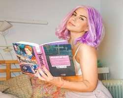 The star is also an avid book reader.