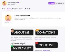 He also streams on Twitch where his eponymous channel has amassed over 24,000 followers He also streams on Twitch where his eponymous channel has amassed over 24,000 followers.