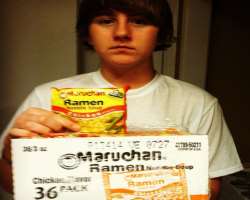 Young promotes various brands including Maruchan Ramen Noodles Soup through his Instagram and YouTube channel.