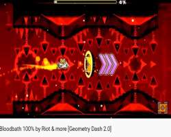 He is noted among the few players of Geometry Dash to have recorded himself successfully beating the in-game demon Bloodbath. He was the third player 