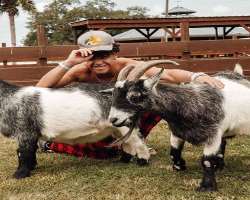 Vallyk is an animal lover and knows very well how to show his love to them.