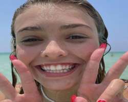 Haley has piercing in her nose.