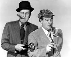 Bud Abbott smoking