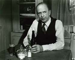 Jack Albertson consuming alcohol Jack Albertson consuming alcohol