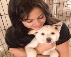 Paige is an animal lover and very fond of dogs.